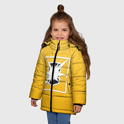 Куртка зимняя для девочки R6S: Blitz, цвет: 3D-черный — фото 2
