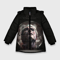Куртка зимняя для девочки Death Stranding: Mads Mikkelsen, цвет: 3D-светло-серый