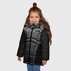 Куртка зимняя для девочки Soldier N7, цвет: 3D-черный — фото 2