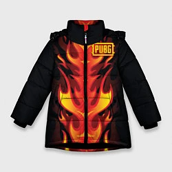 Зимняя куртка для девочки PUBG: Hell Flame