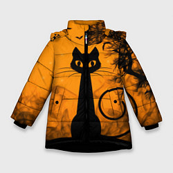 Зимняя куртка для девочки Halloween Cat