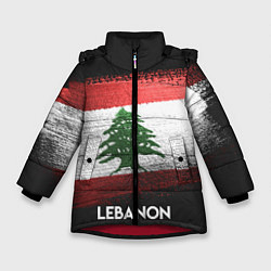 Куртка зимняя для девочки Lebanon Style, цвет: 3D-красный