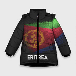 Куртка зимняя для девочки Eritrea Style, цвет: 3D-черный