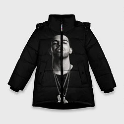 Куртка зимняя для девочки Drake, цвет: 3D-черный