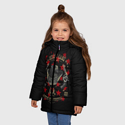 Куртка зимняя для девочки RDR 2: Dutch's Gang, цвет: 3D-красный — фото 2
