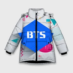 Зимняя куртка для девочки BTS Geometry