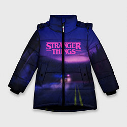 Зимняя куртка для девочки Stranger Things: Neon Road
