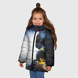 Куртка зимняя для девочки Death Stranding: Exclusive, цвет: 3D-черный — фото 2