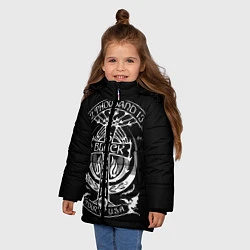 Куртка зимняя для девочки Black Sabbath: Tour USA, цвет: 3D-черный — фото 2