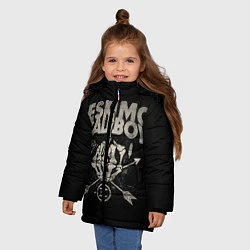 Куртка зимняя для девочки Eskimo Callboy: Bones, цвет: 3D-черный — фото 2
