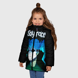 Куртка зимняя для девочки Sally Face: Light Silhouette, цвет: 3D-черный — фото 2