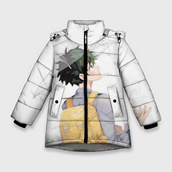 Куртка зимняя для девочки Дождь, цвет: 3D-светло-серый