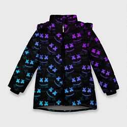 Зимняя куртка для девочки Marshmello: Dark Neon