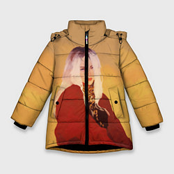 Куртка зимняя для девочки Billie Eilish: Sun, цвет: 3D-черный