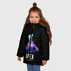 Куртка зимняя для девочки Apex Legends: Lifeline, цвет: 3D-красный — фото 2