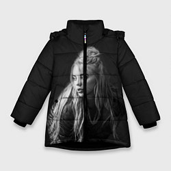 Куртка зимняя для девочки Billie Eilish: Black Fashion, цвет: 3D-черный