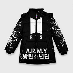 Зимняя куртка для девочки BTS ARMY