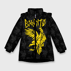 Куртка зимняя для девочки TOP: BANDITO, цвет: 3D-черный