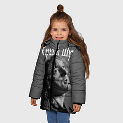 Куртка зимняя для девочки Король и Шут, цвет: 3D-черный — фото 2