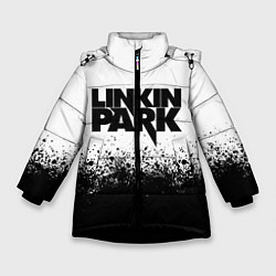 Куртка зимняя для девочки LINKIN PARK, цвет: 3D-черный