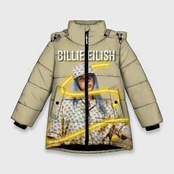 Куртка зимняя для девочки BILLIE EILISH, цвет: 3D-черный