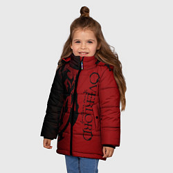 Куртка зимняя для девочки Overlord, цвет: 3D-красный — фото 2