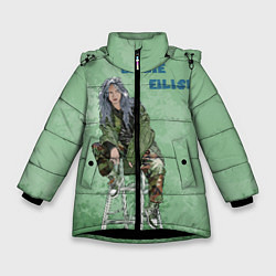 Зимняя куртка для девочки Billie Eilish: Green Motive