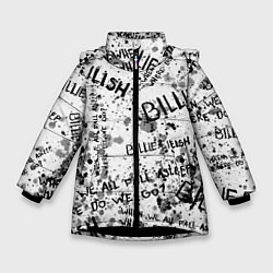 Куртка зимняя для девочки BILLIE EILISH: Where Do We Go, цвет: 3D-черный