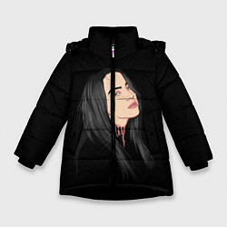Куртка зимняя для девочки Billie Eilish: Black Style, цвет: 3D-черный