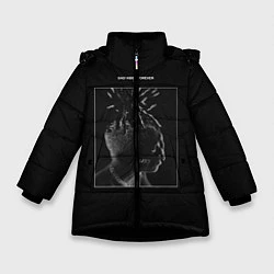 Куртка зимняя для девочки XXXTENTACION BAD VIBES FOREVER, цвет: 3D-черный
