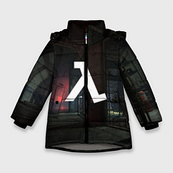 Куртка зимняя для девочки HALF-LIFE, цвет: 3D-светло-серый