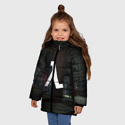 Куртка зимняя для девочки HALF-LIFE, цвет: 3D-светло-серый — фото 2