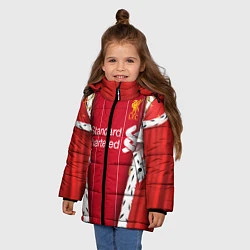Куртка зимняя для девочки King liverpool, цвет: 3D-черный — фото 2