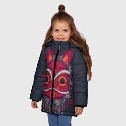 Куртка зимняя для девочки Princess Mononoke, цвет: 3D-светло-серый — фото 2