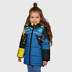 Куртка зимняя для девочки Detroit:become, цвет: 3D-черный — фото 2