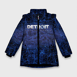 Куртка зимняя для девочки DETROIT:BECOME HUMAN, цвет: 3D-черный