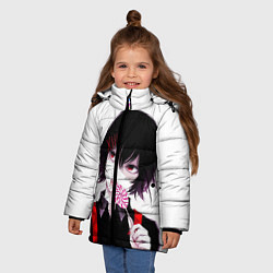 Куртка зимняя для девочки Сузуя Джузо, цвет: 3D-черный — фото 2