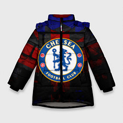 Куртка зимняя для девочки Chelsea, цвет: 3D-светло-серый