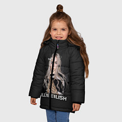 Куртка зимняя для девочки BILLIE EILISH, цвет: 3D-светло-серый — фото 2