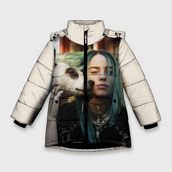 Куртка зимняя для девочки BILLIE EILISH, цвет: 3D-черный