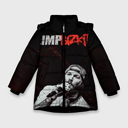 Куртка зимняя для девочки Limp Bizkit, цвет: 3D-черный