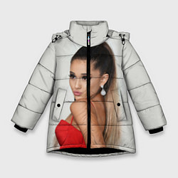 Куртка зимняя для девочки Ariana Grande Ариана Гранде, цвет: 3D-черный