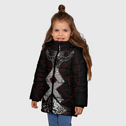 Куртка зимняя для девочки Один, цвет: 3D-светло-серый — фото 2