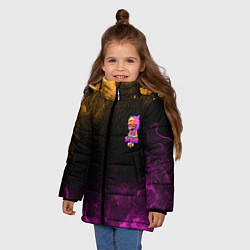 Куртка зимняя для девочки Brawl Stars Sandy, цвет: 3D-черный — фото 2
