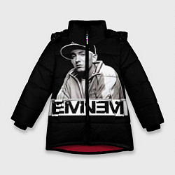 Куртка зимняя для девочки Eminem, цвет: 3D-красный