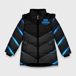 Куртка зимняя для девочки Conor McGregor, цвет: 3D-черный