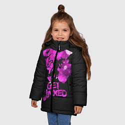 Куртка зимняя для девочки Get Jinxed, цвет: 3D-красный — фото 2