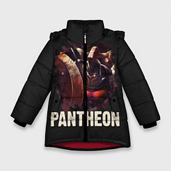 Куртка зимняя для девочки Pantheon, цвет: 3D-красный