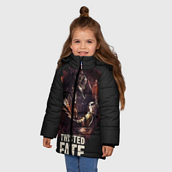 Куртка зимняя для девочки Twisted Fate, цвет: 3D-черный — фото 2