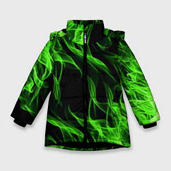 Куртка зимняя для девочки TOXIC FLAME, цвет: 3D-черный